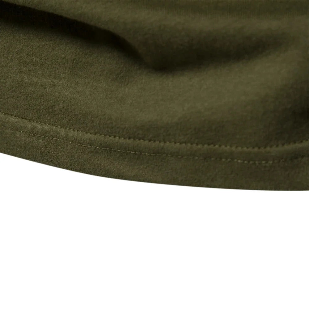 Men's Premium  Cotton Long Sleeve Patchwork T-Shirt