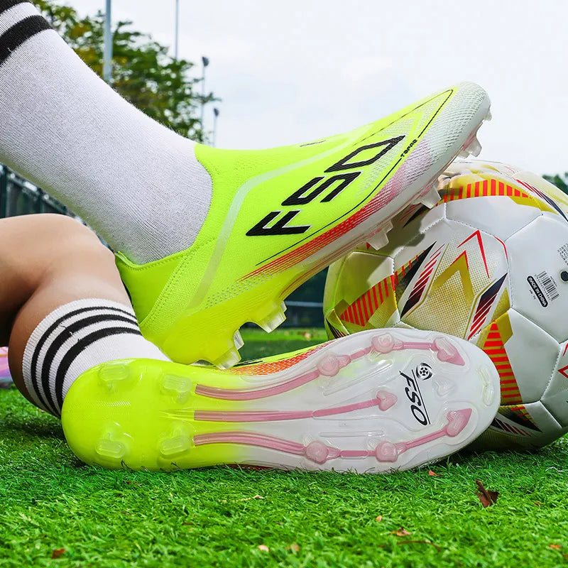 Men's Football Boots – Lace-Up Soccer Cleats