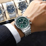 POEDAGAR Men's Luxury Chronograph Wristwatch