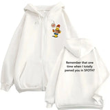 Blame John Meme Oversized Zip-Up Hoodie
