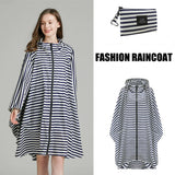 Women's Oversized Waterproof Rain Poncho – Windproof