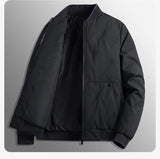Men's Quilted Stand-Collar Zip Jacket | Warm & Relaxed Fit