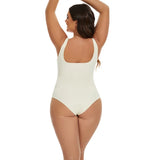 Ribbed Sculpting Seamless Jumpsuit | Firm Compression Shapewear