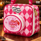 Pinky Harry Potter Cosmetic Bag Toiletry Bag Lunch Bag Multifunctional Handbag for Commuting Outing Gifting for Students Women