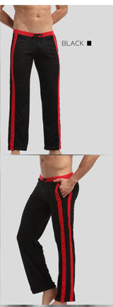Men's Nylon Jogger Pants with Elastic Waist