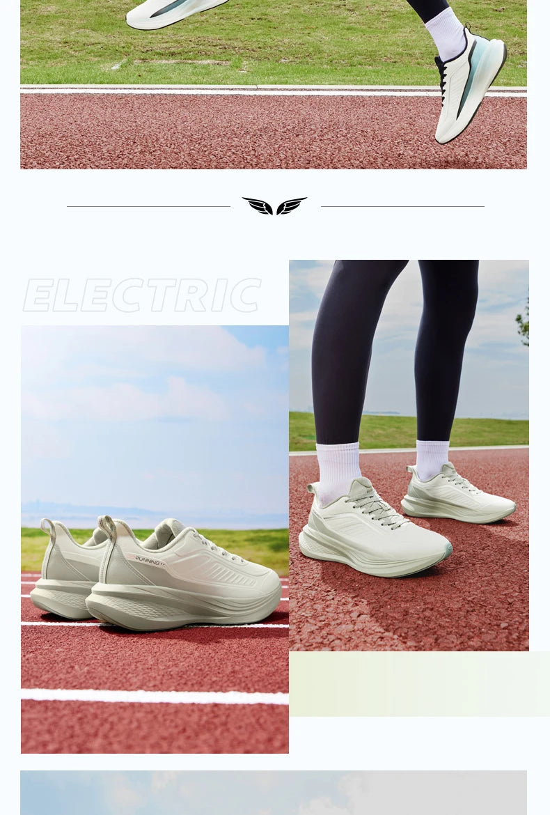 QIAODAN YUYI 4 Winter Running Shoes Men's Sports Shoes Waterproof Absorbing Lightweight Black Fleece Sneakers QXB023244007B