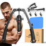 FED Fitness 3-in-1 Arm Trainer & Ab Roller | 15-Level Hydraulic