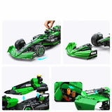 Technicial 1:8 KICK SAUBER F 1 C44 Racing Car Building Blocks Sport Speed Vehicle Brick Model Kit Toy Adults Kid Gift 2553PCS