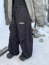 Women's Fleece Wide-Leg High-Waist Pants