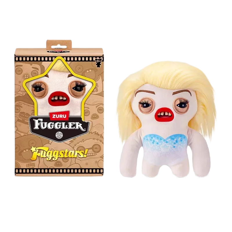 Original Fuggler Funny Ugly Teeth Monster Plush Toy Fugg Old Fogies Alley Cats Care Bears Powerpuff Girls Stuffed Plushies Dolls