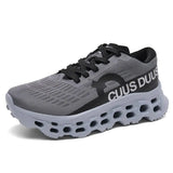 Casual Sneakers Men's Cushion Running Trainers Shock Absorbing Supercritical EVA Sneakers Breathable Fitness Athletic Shoes