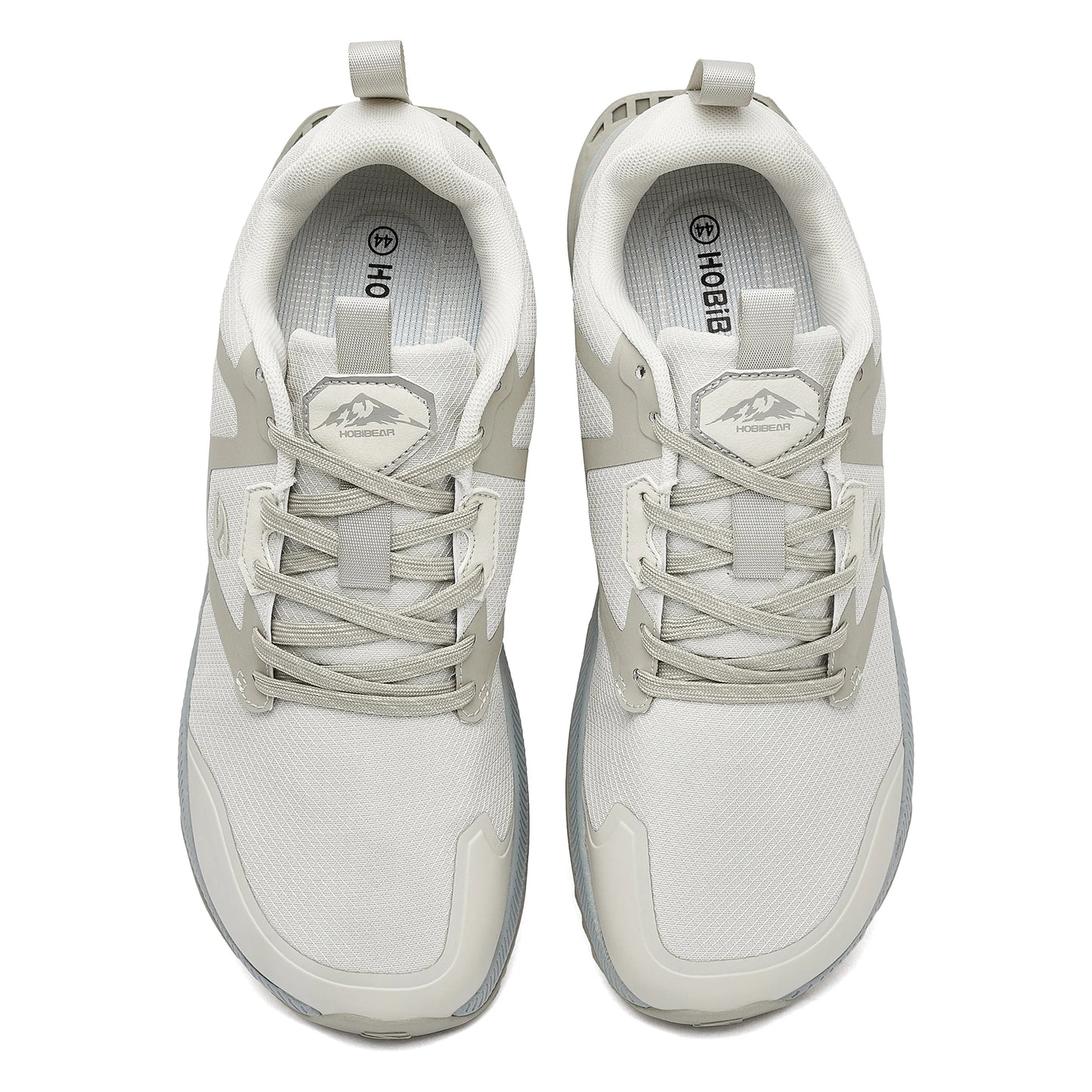 HOBIBEAR Unisex Hiking Shoes Women Men Trail Running Outdoor Sneakers Artificial Leather Non Slip Lace-Up Walking Shoes