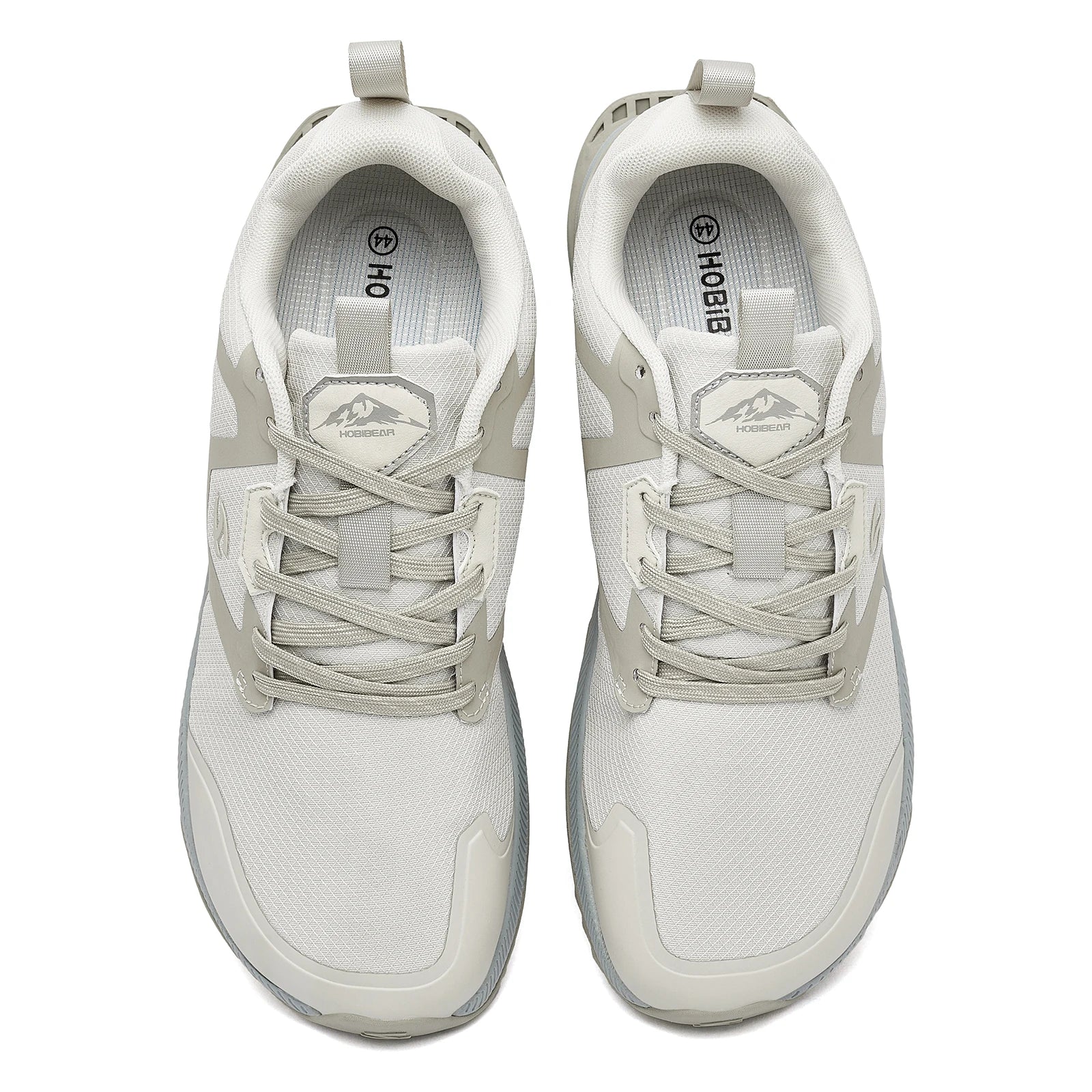 HOBIBEAR Unisex Hiking Shoes Women Men Trail Running Outdoor Sneakers Artificial Leather Non Slip Lace-Up Walking Shoes