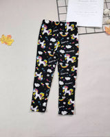 Girls' Floral Cartoon Fashion Leggings