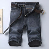 Men's Slim Stretch Denim Shorts | Summer Style