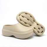 Women's Slippers Minimalist Non Slip Platform 5CM Thick Chef Shoes Men Indoor Outdoor Beach Garden Fashion Couple Sandals