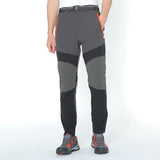Men's Mountaineering Outdoor Pants with Four-Sided Elastic Quick Drying Pants, Light and Thin Summer Elastic Breathable Quick Dr