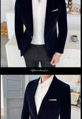 Men’s Slim-Fit Corduroy Blazer