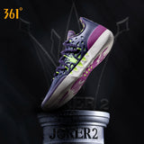 361 Degrees Joker 2 Low Men Basketball Shoes Jokic New Trendy Wear-resistant Non-slip Cushion Professional Sneakers 672611110