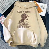Retro Cowboy Aesthetic Hoodie