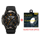 KOSPET TANK T3 Ultra 2 Smart Watch for Men GPS Stainless Steel Extra-Long Battery 5ATM IP69K Waterproof 24/7 Health Monitor