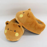 Panda Bubu & Yier Plush Slippers - Unisex Indoor Cotton Shoes