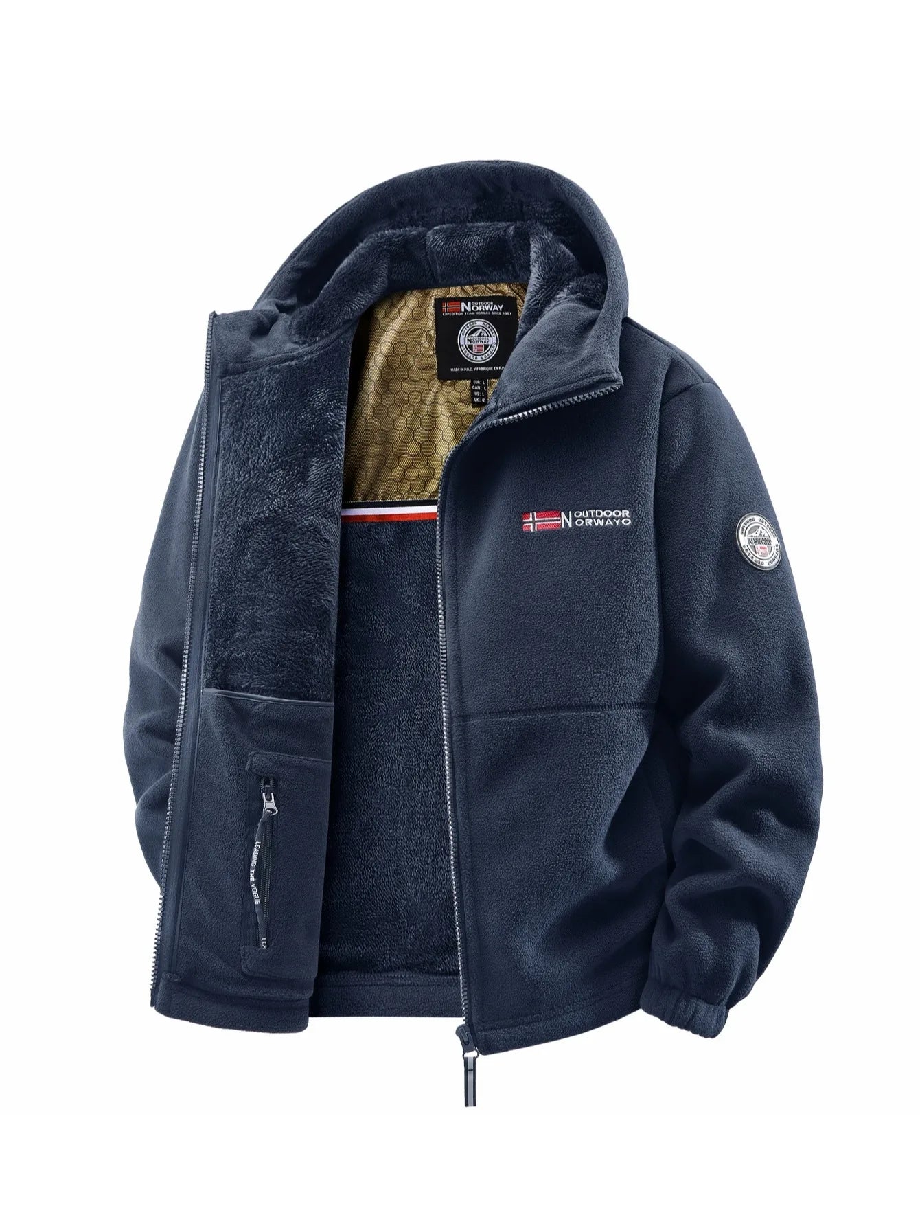 Men’s Versatile Outdoor Hooded Jacket