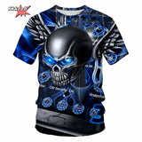 Men's Skull Beer Graphic T-Shirt