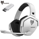 NUBWO G06 Dual Wireless Headsets Gamer 2.4GHz Bluetooth 5.3 Gaming Headphones with Microphone for PS5, PS4, PC, Mobile, Switch