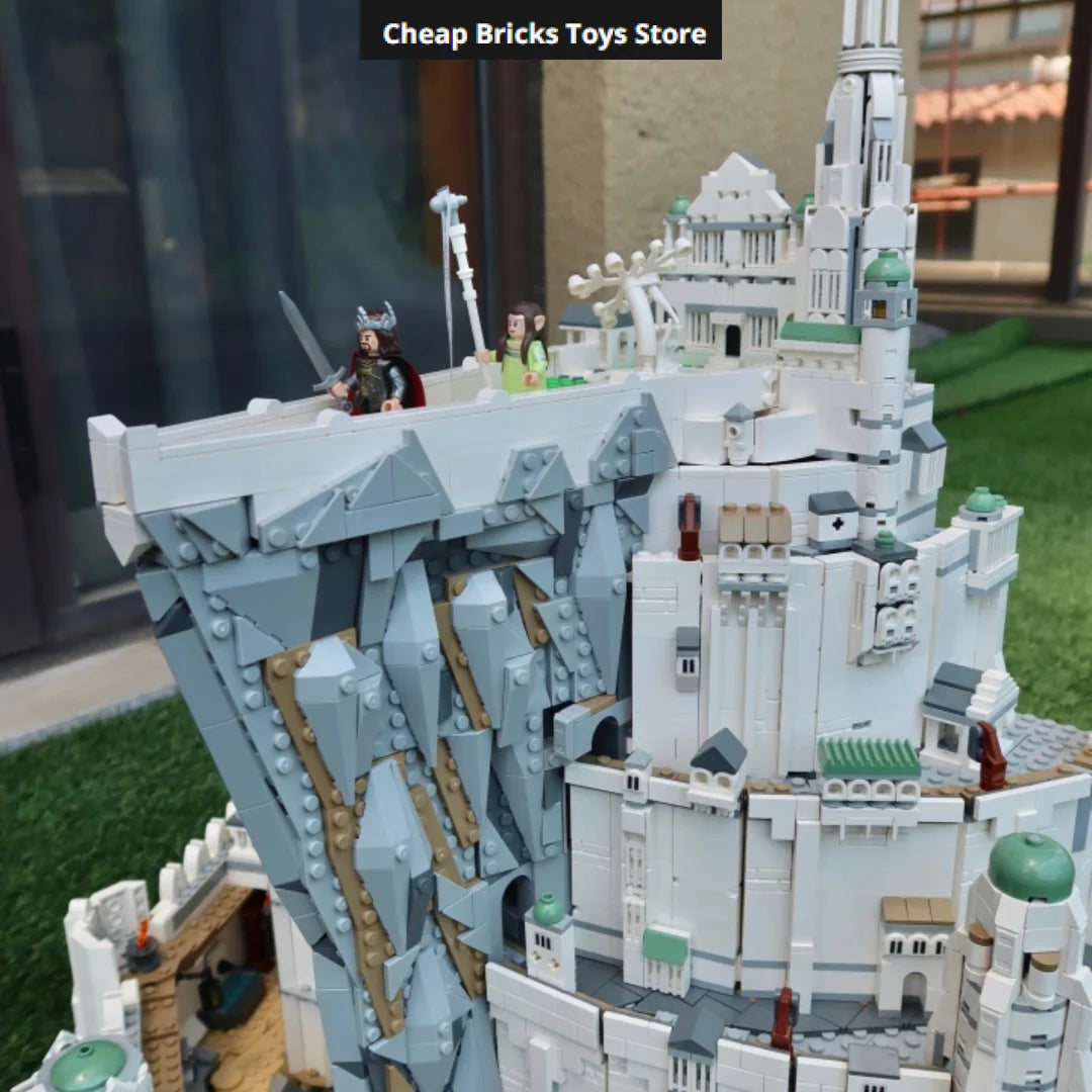 Educational 2026 Assembly 8278pcs DIY Bricks Building Blocks Suitable The City Capital Minas Tirith Model Gifts for Adults Toys