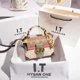 Carriage Emblem Crossbody Box Bag