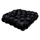 Living Room Soft Plush Knot Cushion,Sofa Pillow Solid Square Hand-Woven Home Throw Pillow,Square Woven Seat Cushion
