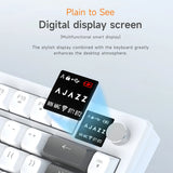 AJAZZ AF82 Office Low Profile Keyboard RGB Wired/Wireless Gaming Keyboard 75% Layout 82 keys 4000mAh Battery for Win/Mac