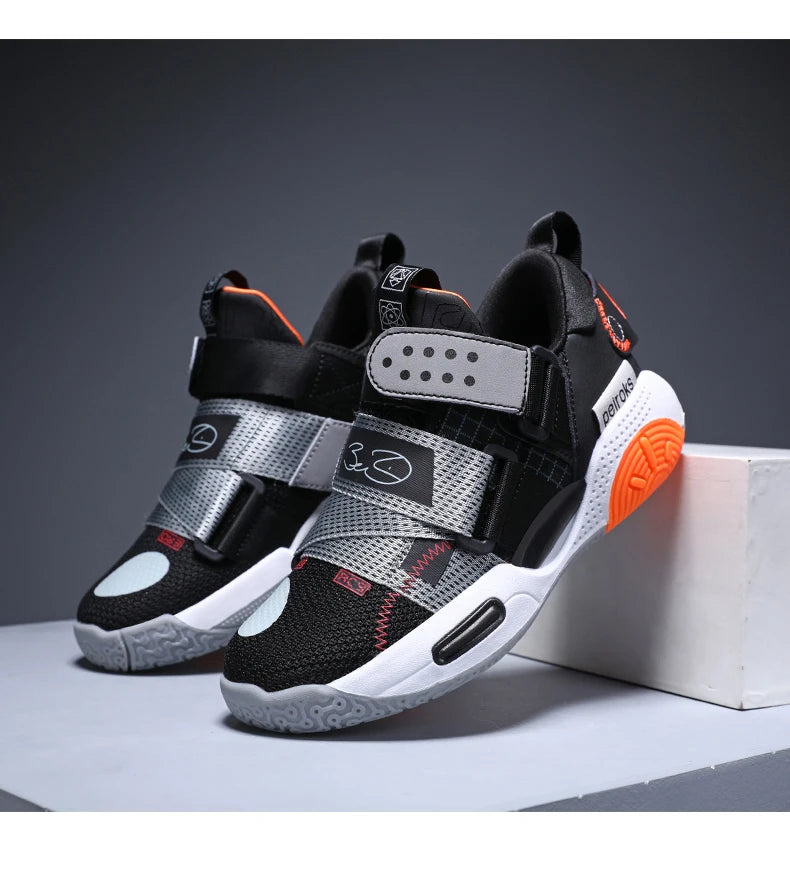 Kids' Pro-Grip Athletic Basketball Shoes