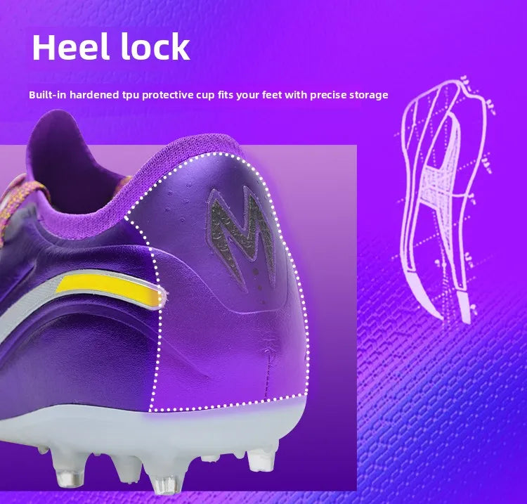Kelme Men's Professional Match Football Shoes Indoor Anti Slip Football Shoes Mg Short Nail Outdoor Lawn Football Boots