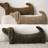 2025 Cartoon Animal Dachshund Pillow Plush Sausage-shaped Pillow Cute Cushion Nap Pillow Lumbar Pillow Bedroom Neck Pillow
