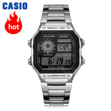 Casio AE1200WHD-1A Men’s Digital Sport Watch – Silver Stainless Steel