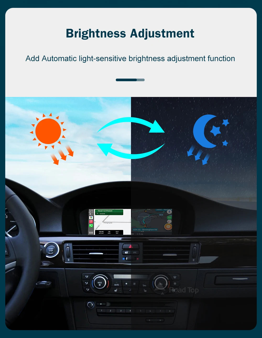 8.8'' Wireless CarPlay & Android Auto for BMW 3/5 Series – CCC & CIC Multimedia Screen