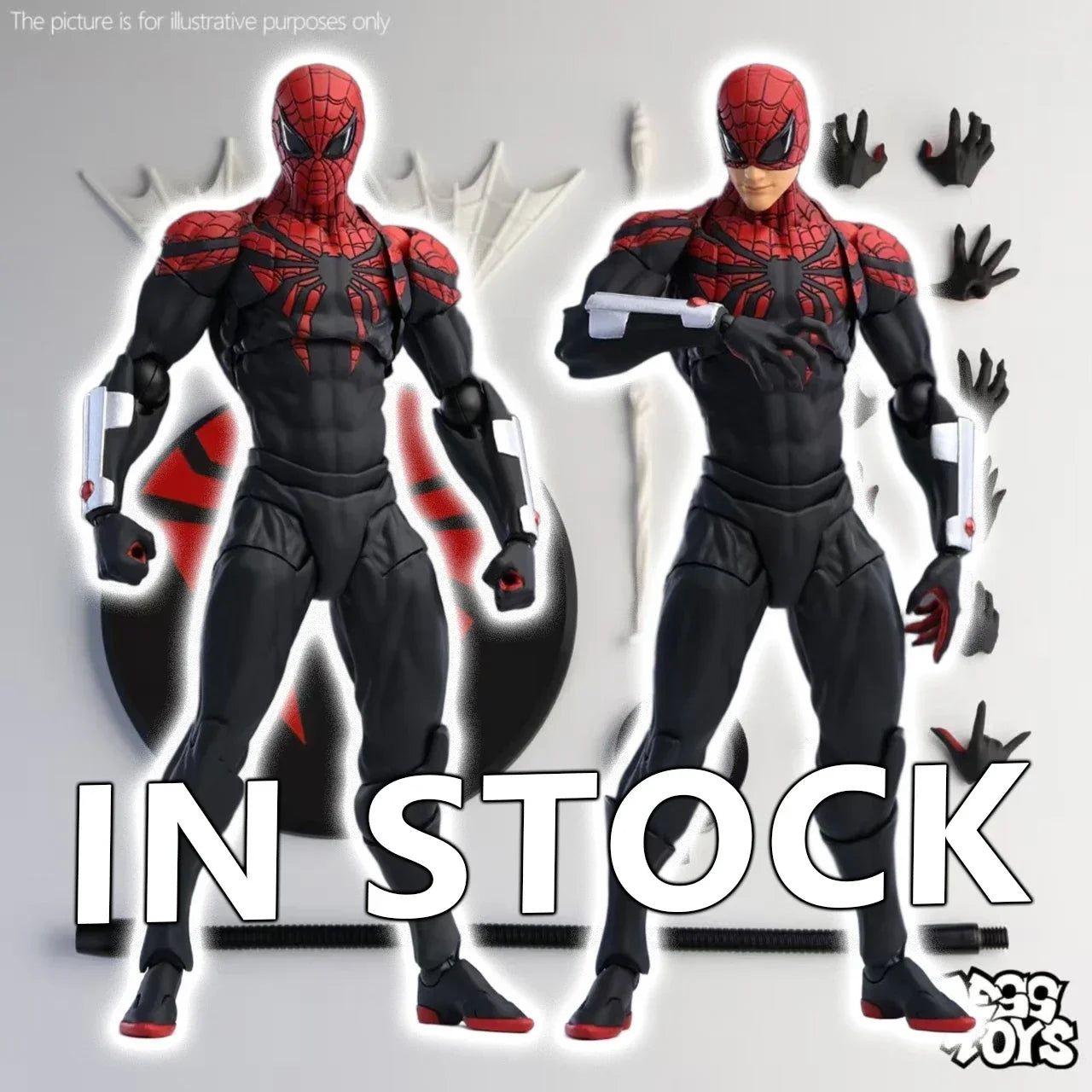 In Stock Mess Toys Superior Spider-Man Anime Action Figure - Doctor Octopus Peter Parker Model Gifts Toys