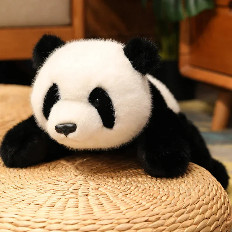 Soft Animal Plush Pillow – Bear & Panda Cuddle Doll
