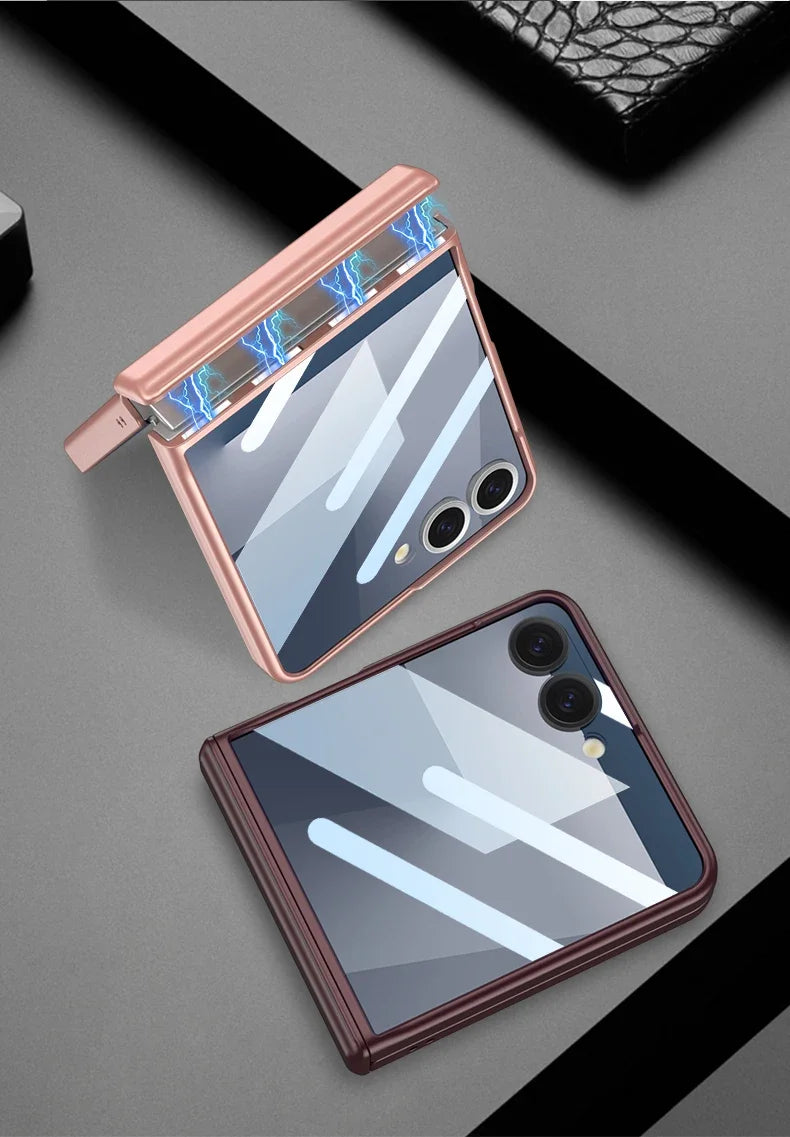 Samsung Galaxy Z Flip Magnetic Case with Hinge Protection