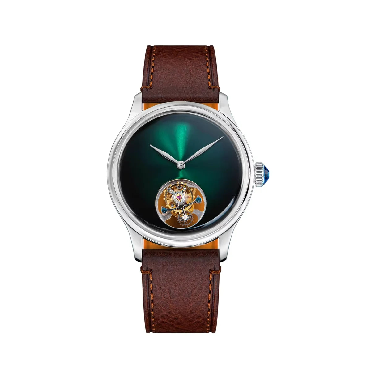 SUGESS 38mm Tourbillon Minimalist Watch | Seagull S8000 Movement