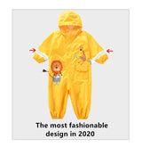 Kids Waterproof Hooded Rainsuit – Boys & Girls