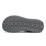 HOBIBEAR Unisex Wide Toe Sneakers Comfortable Walking Shoes Lace Up Outdoor Travel Breathable Running Sneakers