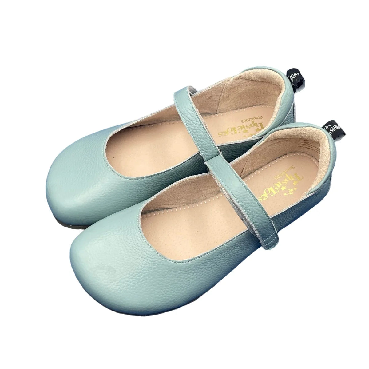 Tipsietoes 2026 Sprinng Autumn Barefoot Cow Suede Genuine Leather Women Ballerina With Zero Drop Flat Soft Sole Wider Toe Box