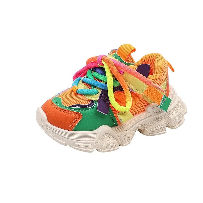 Kids’ Autumn Colorful Casual Sneakers