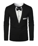 Dapper Gentleman Graphic Long Sleeve Tee