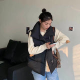 Quilted Cropped Puffer Vest