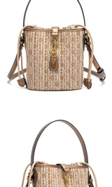 CHCH Women's Shoulder Bag Summer New PP Grass Woven Handbag Holiday Phone Bag