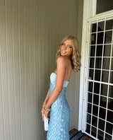 Geometric Print V-Neck Sun Dress